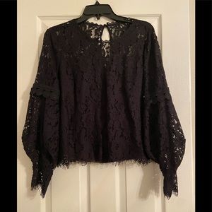 NWOT Black Lace Blouse! 🖤